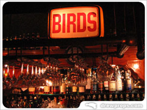 Birds bar in Hollywood