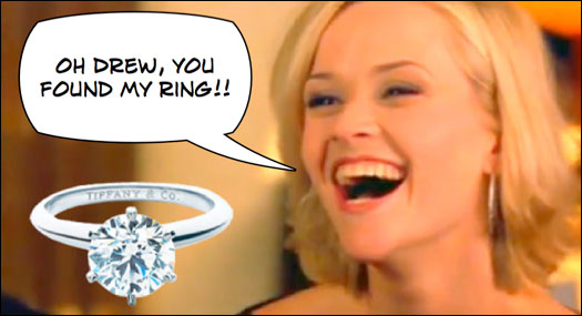 Oh Drew! You found my ring!