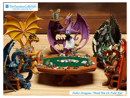 Dragons Playing Poker