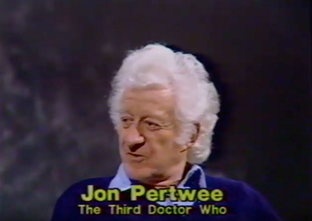 There's a great interview with actor Jon Pertwee, who portrayed the 3rd Doctor in the popular Doctor Who series.