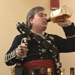 Captain Rumpot drinks Blackheart Rum
