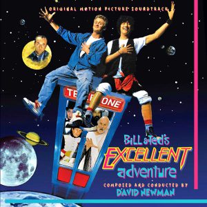 Bill & Ted's Excellent Adventure Soundtrack Cover Artwork