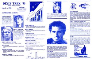 Program for DixieTrek 1986, most of the big names here appear in this video!