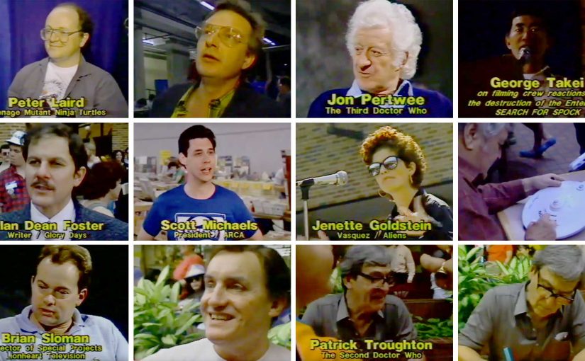Rare footage from a 1980s sci-fi conventions.